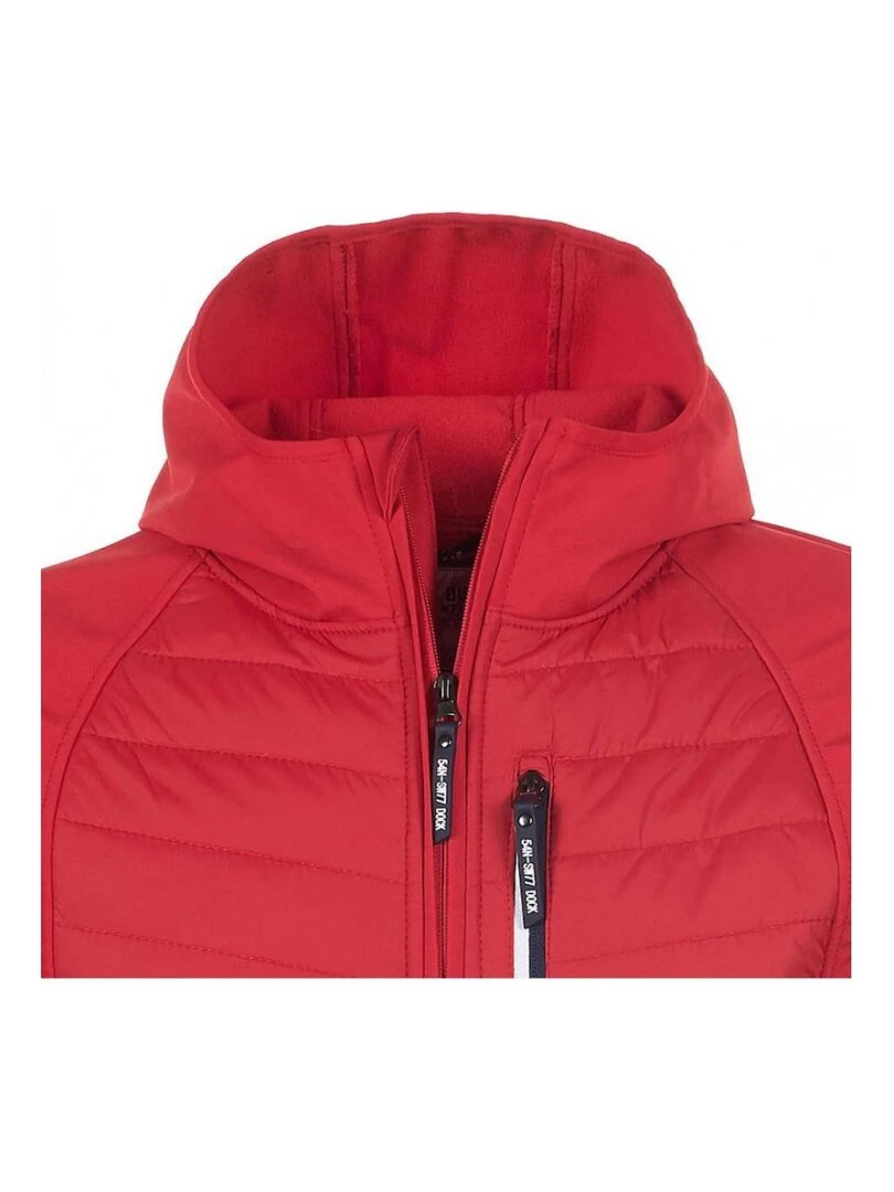 Blouson softshell homme CAPVER   VENT DU CAP   Rouge
