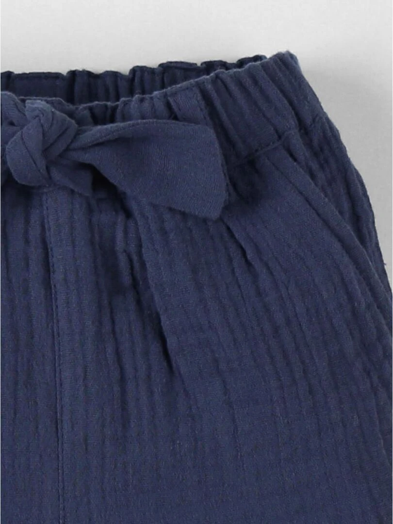 Short en mousseline de coton    Noukie's   Bleu