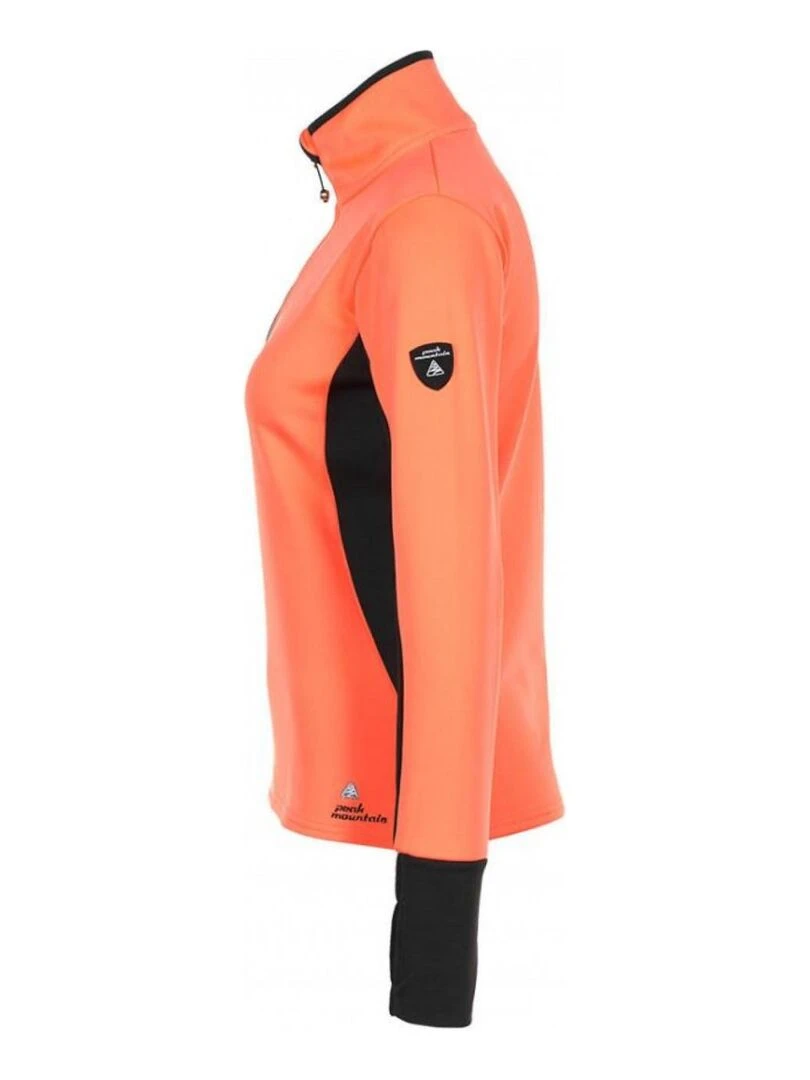 Sweat polarshell femme AMALFI   Orange