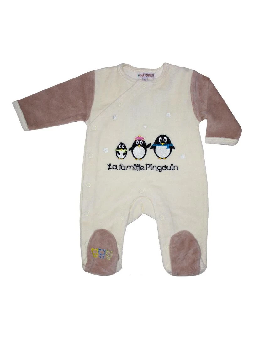 Pyjama "DOUX CÂLIN" LES CHATOUNETS Blanc