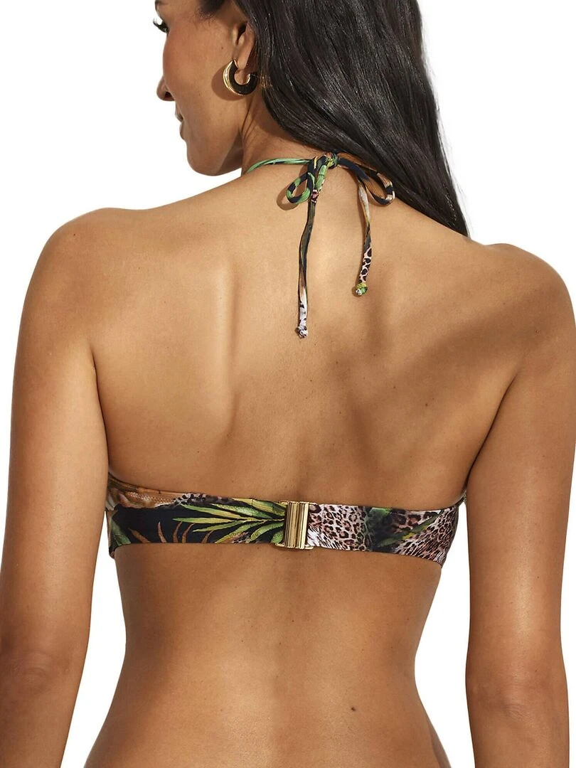 Haut maillot de bain bandeau Paradise   Noir