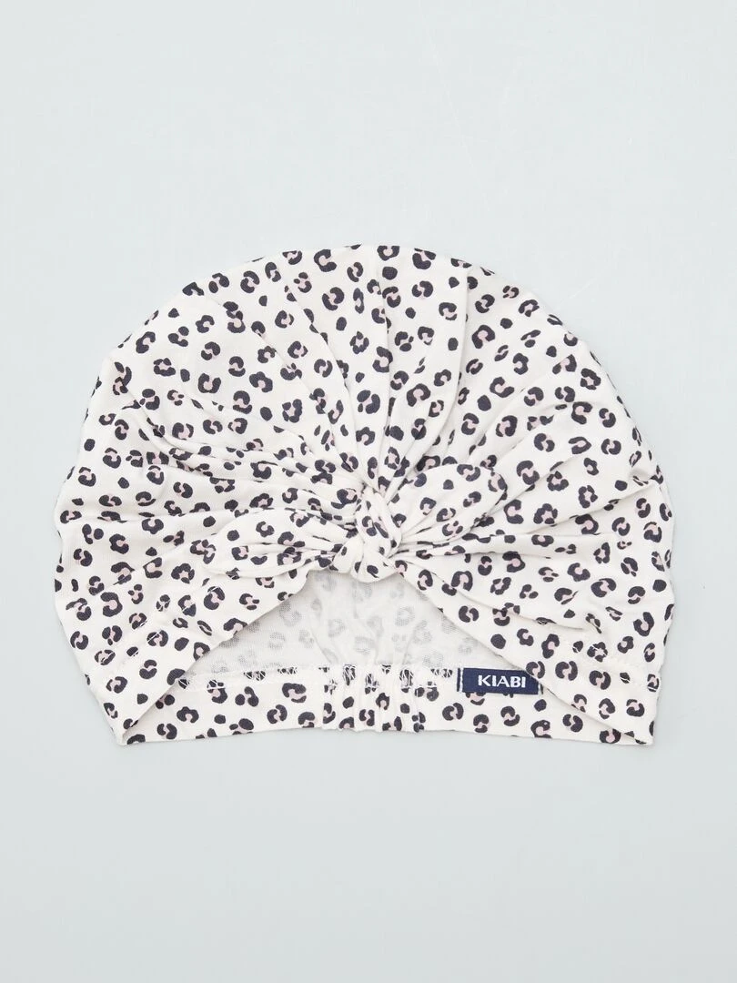 Lot de 2 turbans en jersey Violet