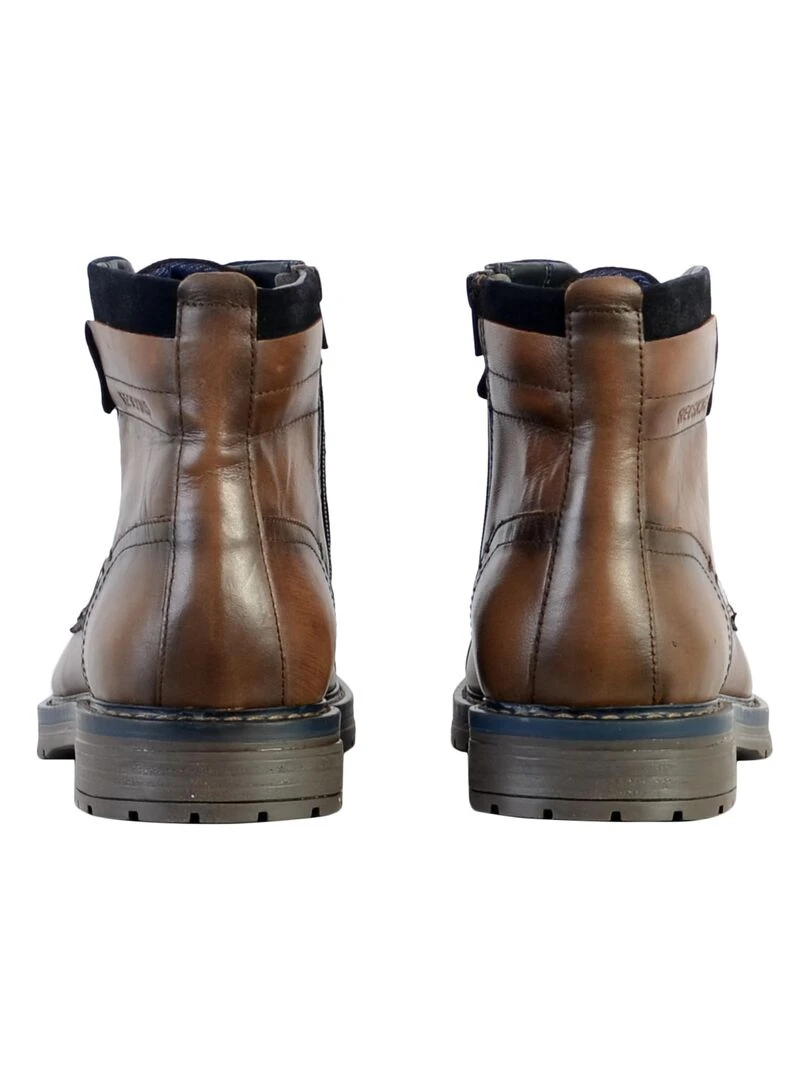 Bottine Cuir Redskins Notif   Marron