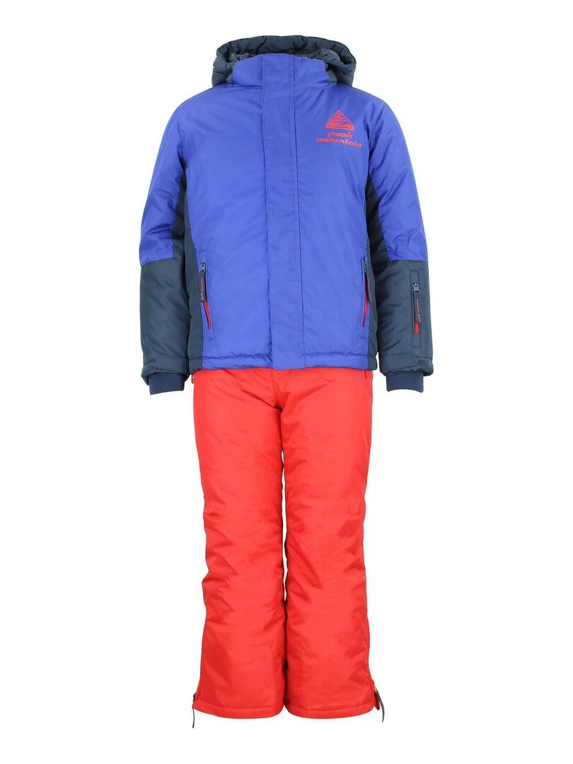Ensemble de ski garçon EROS PEAK MOUNTAIN Bleu Rouge