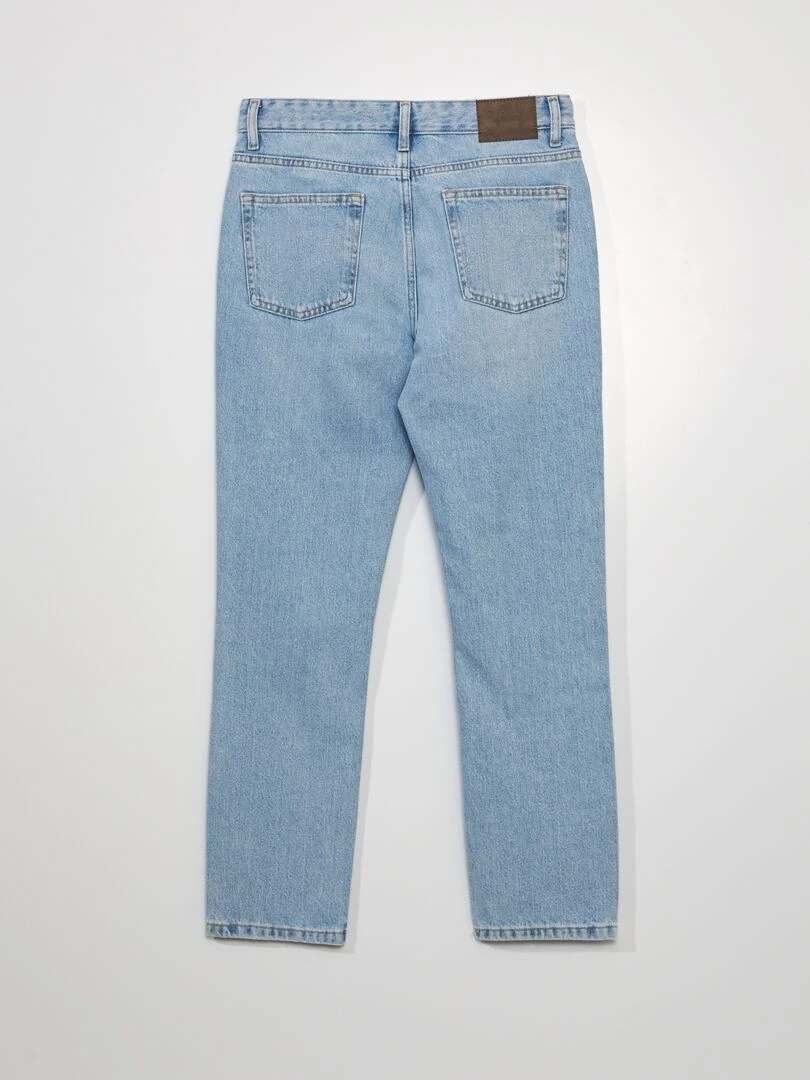 Jean droit à 5 poches L30 Bleu