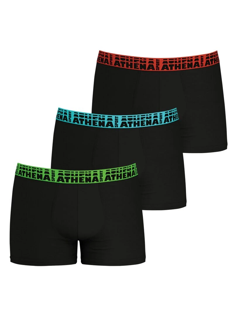 Lot de 3 boxers homme Easy Sport Noir