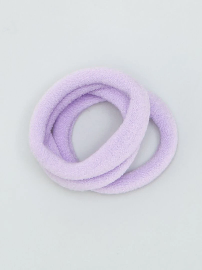 Lot de 10 chouchous élastiqués   Rose