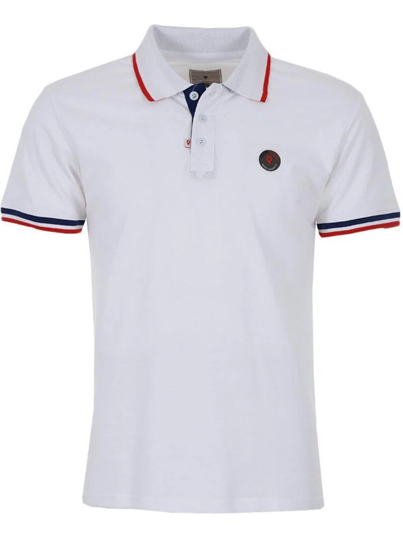 Polo manches courtes homme CODY DEGRE CELSIUS Blanc