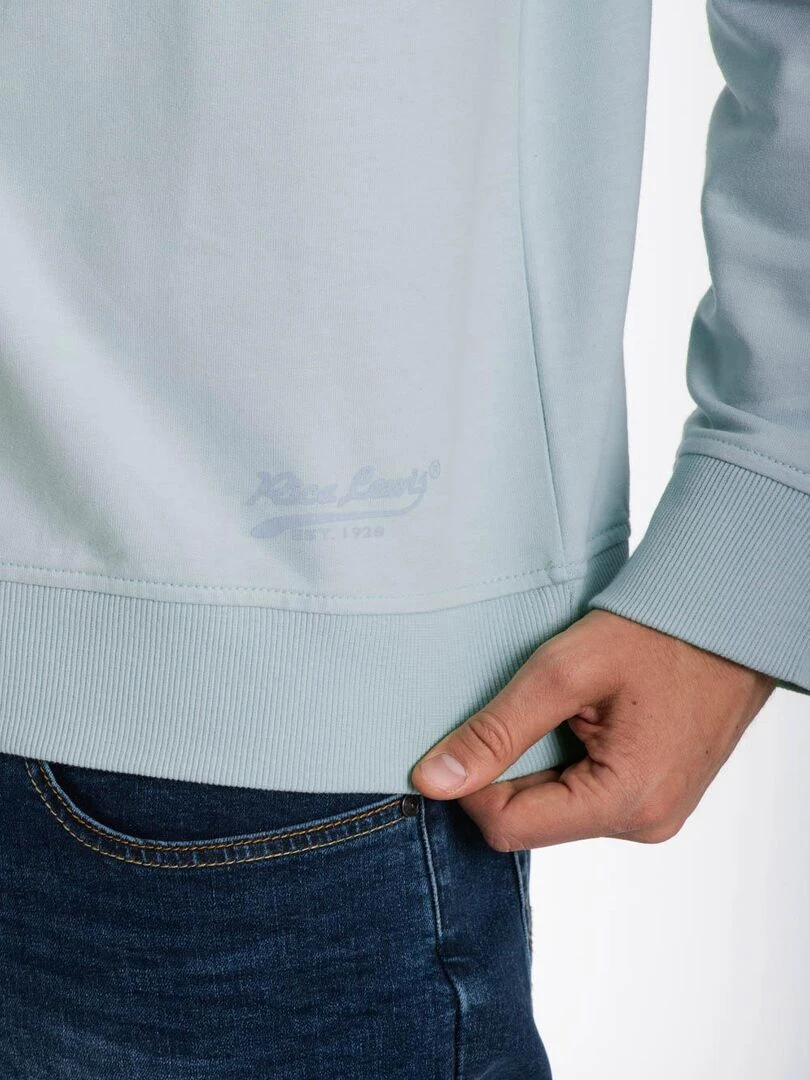 Sweat à col rond MEDARD 'Rica Lewis'   Bleu ciel