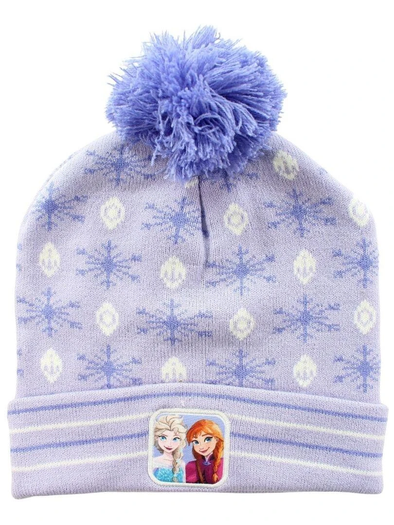 Disney Bonnet fille imprimé La Reine Des Neiges Violet