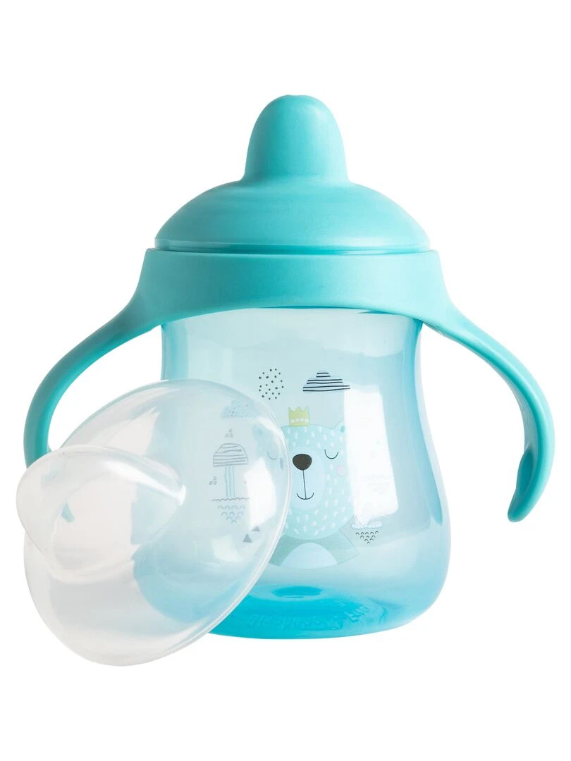 Tasse à bec rigide 240 mL Ours Bleu Bleu