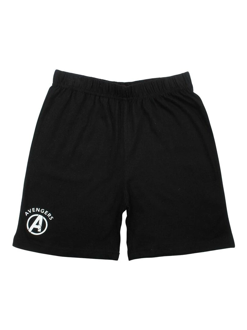 Avengers   Ensemble T shirt short garçon Imprimé Avengers   Gris