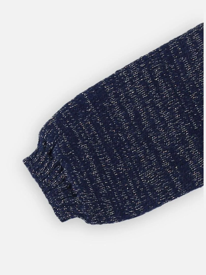Cardigan tricoloudoux à volants    Noukie's   Bleu