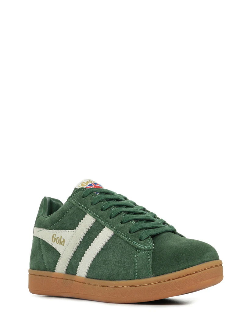 Baskets Gola Equipe Suede Vert