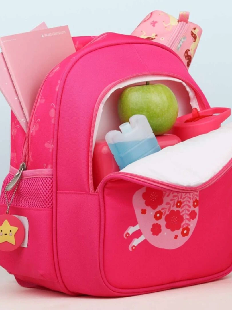 Sac à dos avec poche isotherme Fée Rose