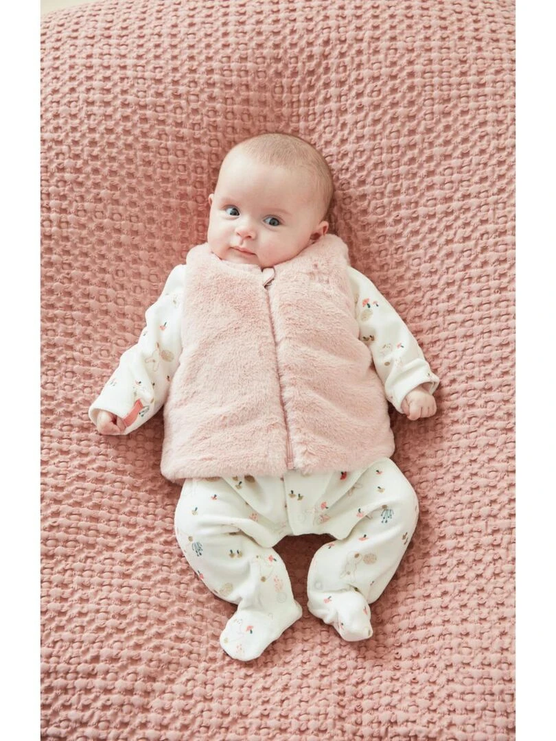 Bodywarmer  poudré   Noukie's   Rose