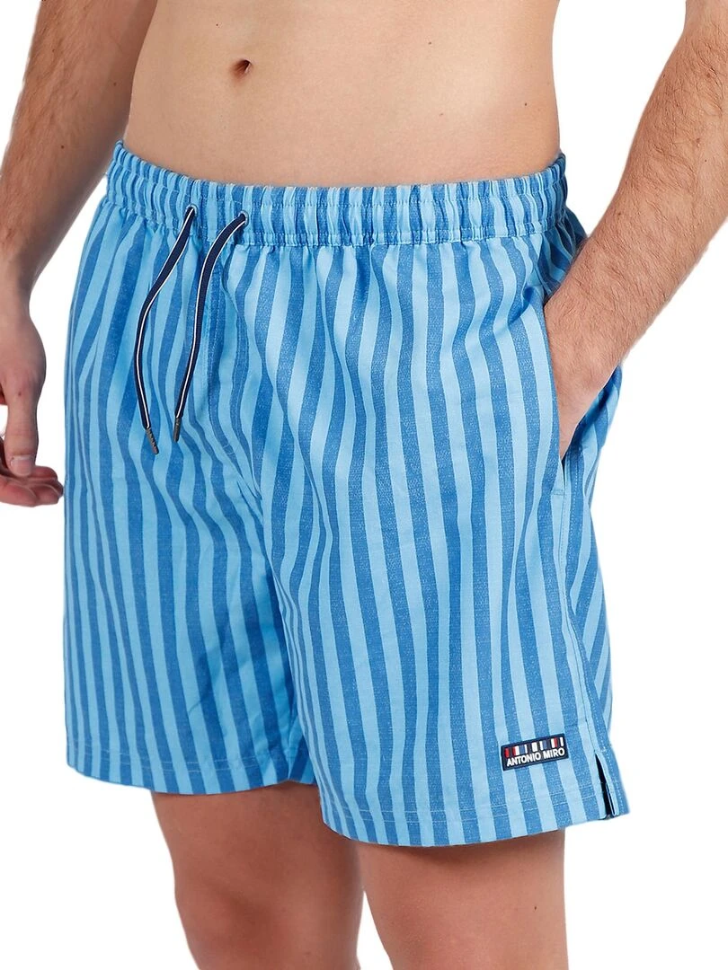 Short de bain Stripes Antonio Miro bleu   Bleu