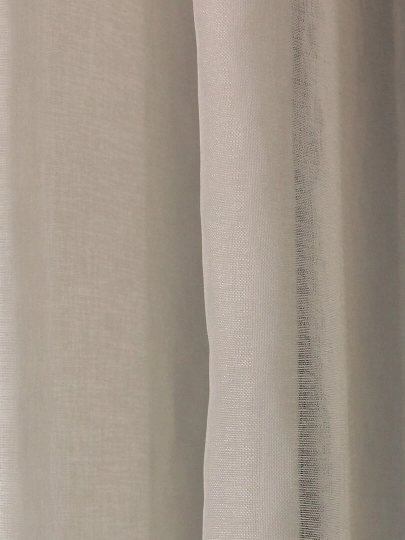 Voilage uni Charlotte Beige sable