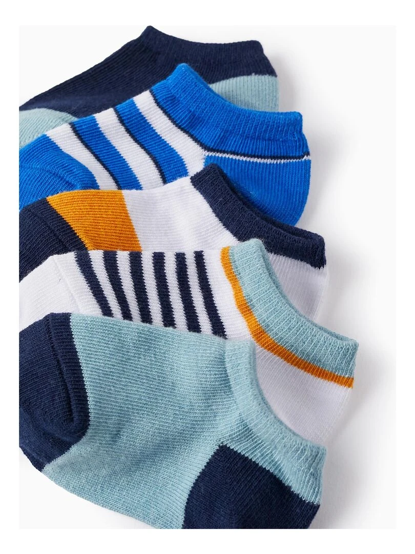 Lot 5 Paires de Socquettes pour Bébé Garçon 'Rayures' MATISSE Multicolore