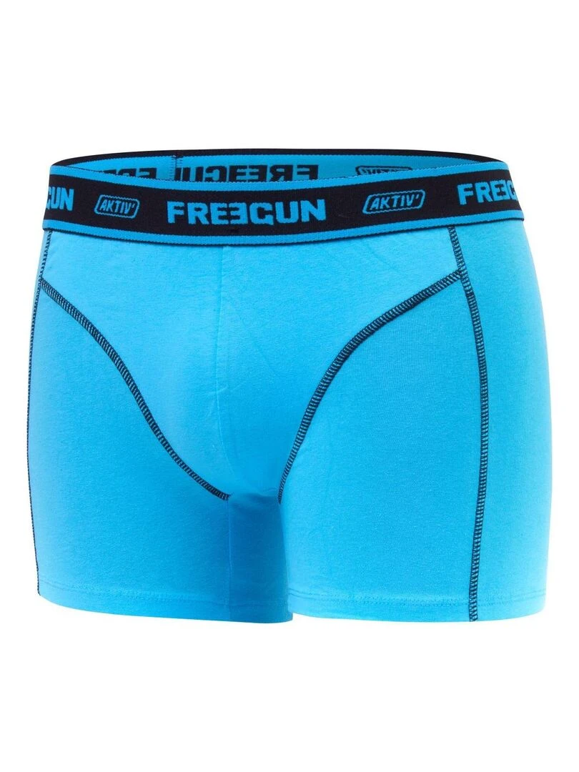 Lot de 4 boxers en coton homme Aktiv Freegun   Orange