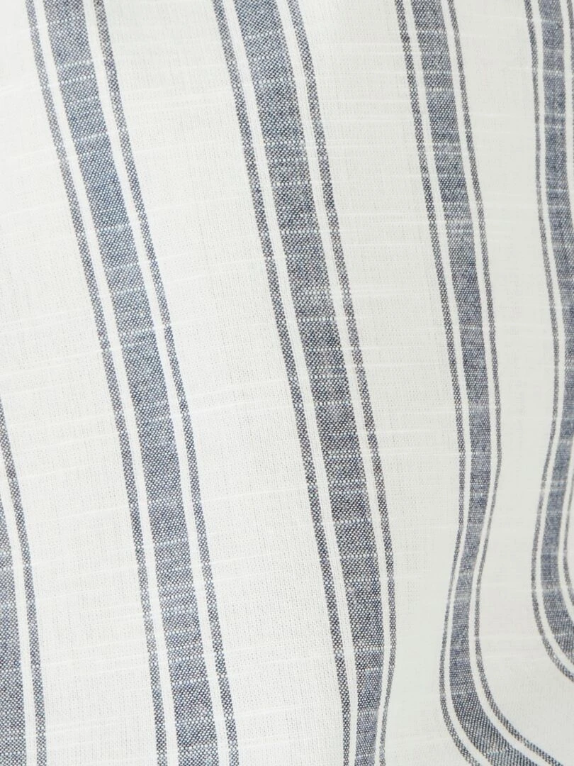 Blouse rayée en voile de coton    Damart   Bleu