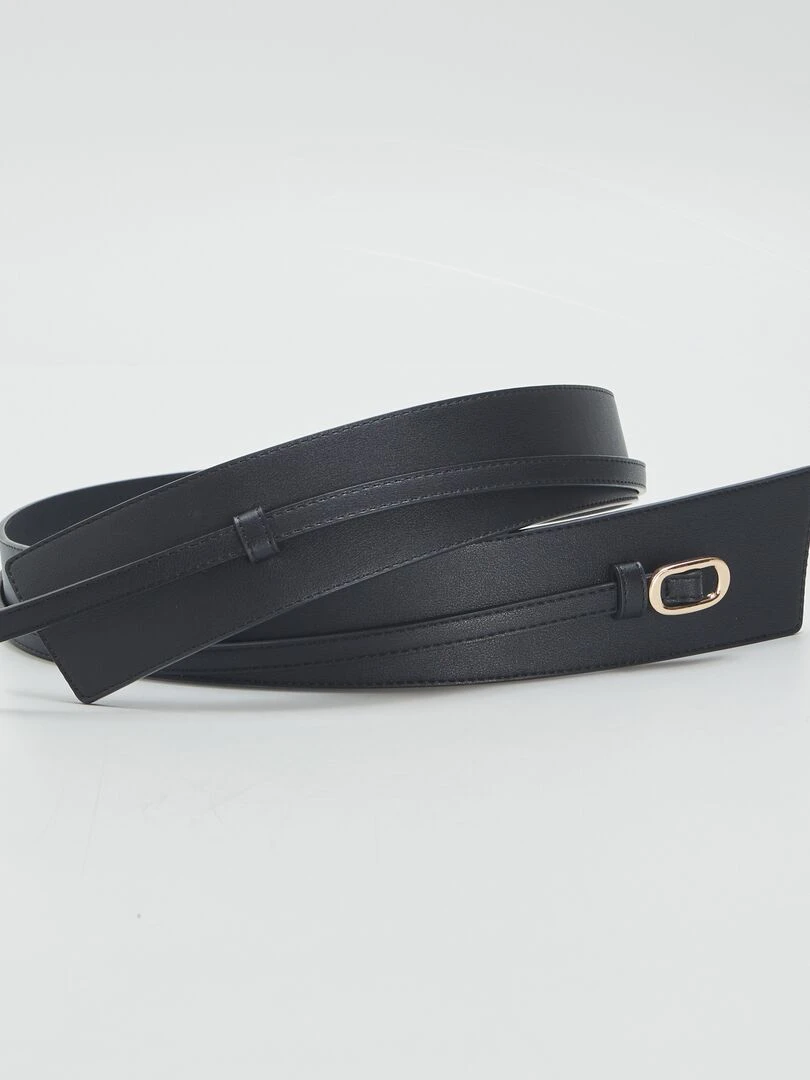 Ceinture large Noir