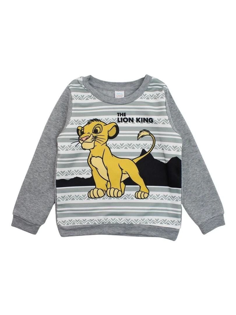 Disney Jogging bébé garçon imprimé Le Roi Lion Gris