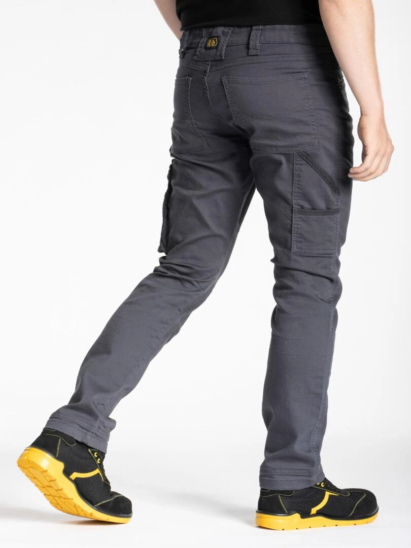 Jeans de travail multi poches stretch JOBC 'Rica Lewis' Gris foncé