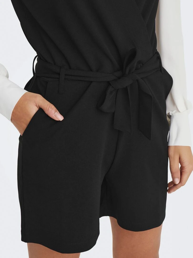 Combishort unie avec ceinture 'JDY'   noir