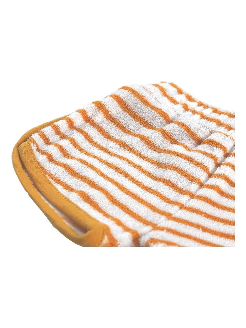 Shorte rayé pêche   Noukie's   Blanc