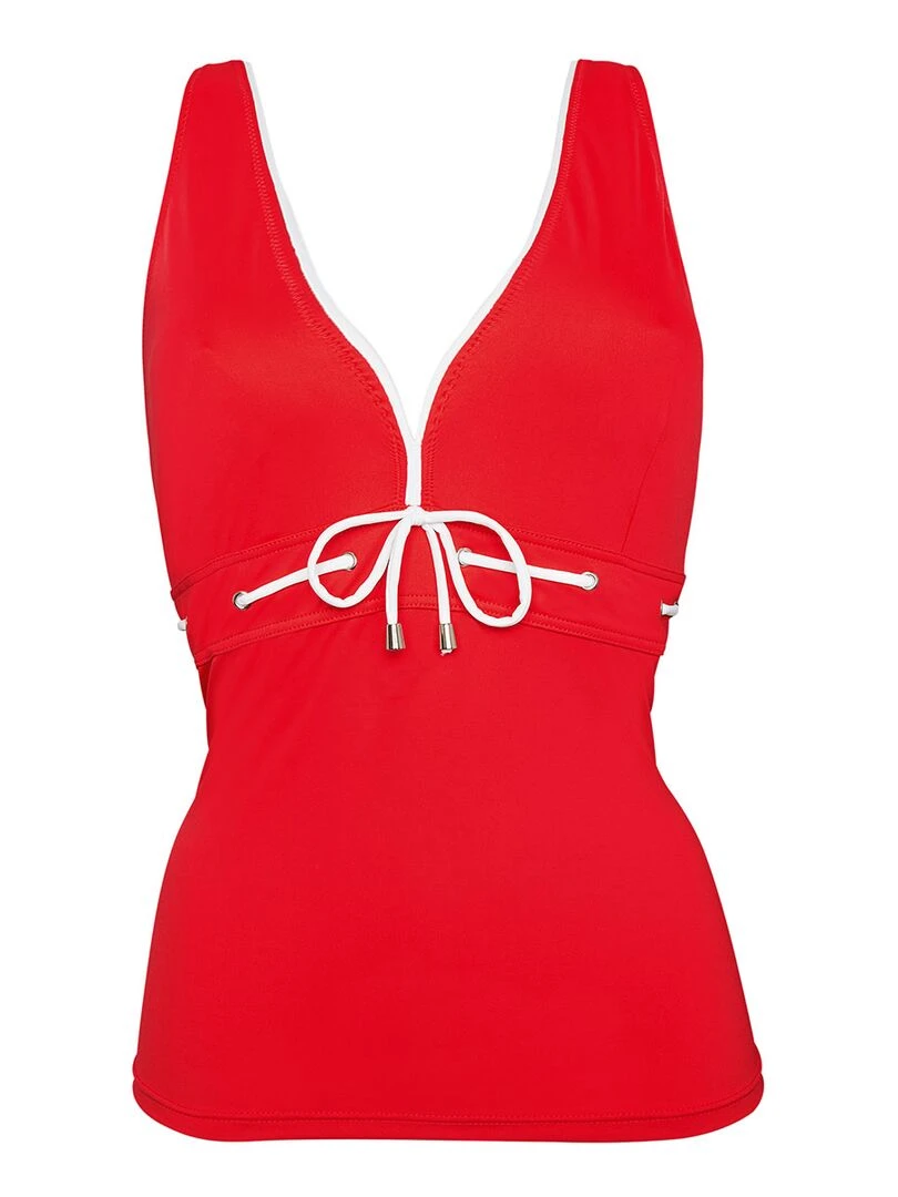 Tankini SUD Brigitte Bardot Bain Rouge