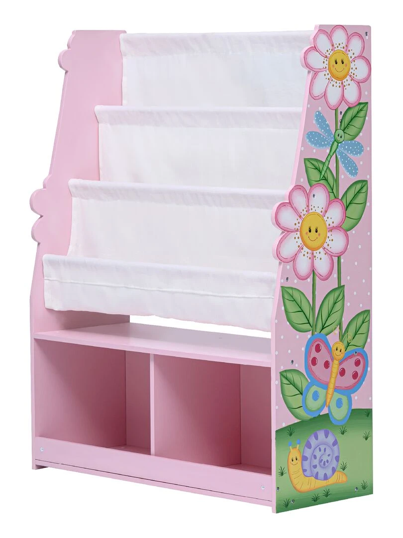 Etagère de rangement enfant fille en Bois Magic Garden rose Fantasy Fields TD 13410MG Rose