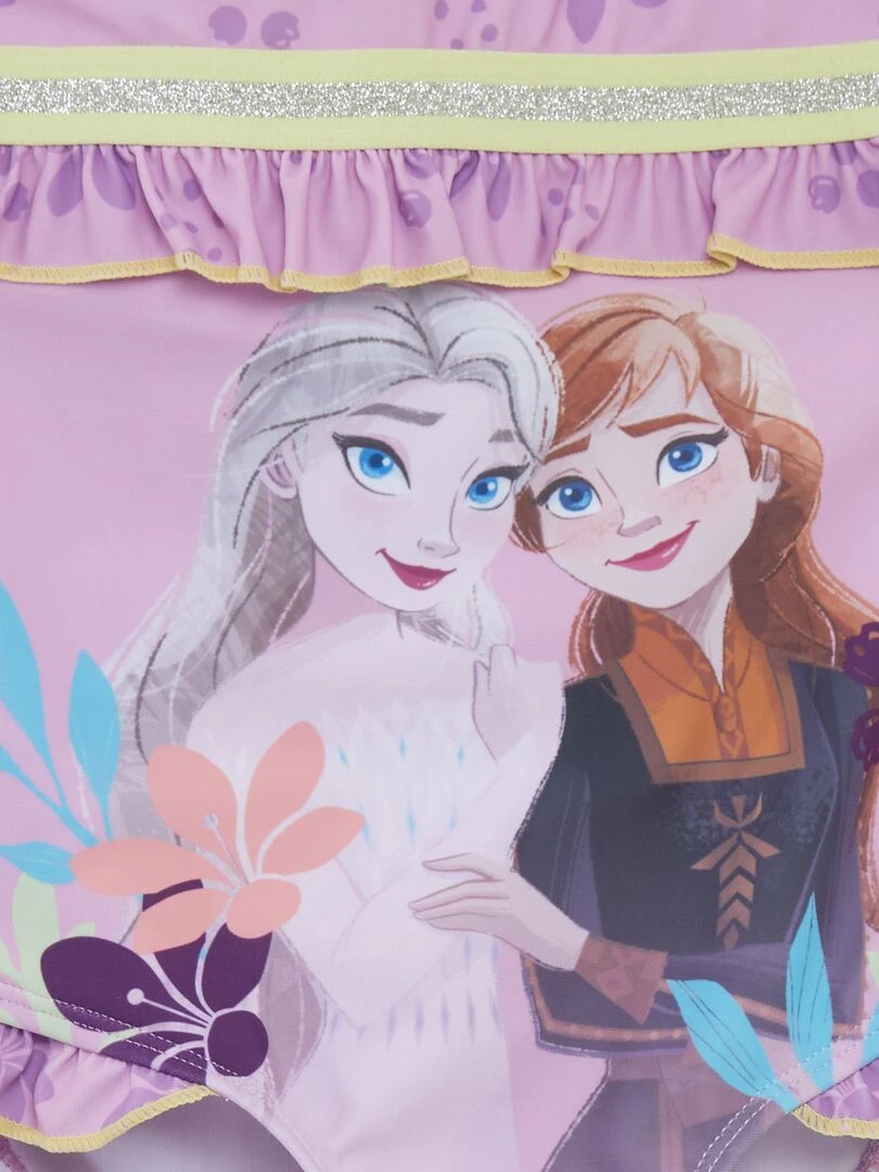 Maillot de bain 'La reine des neiges' 1 pièce violet