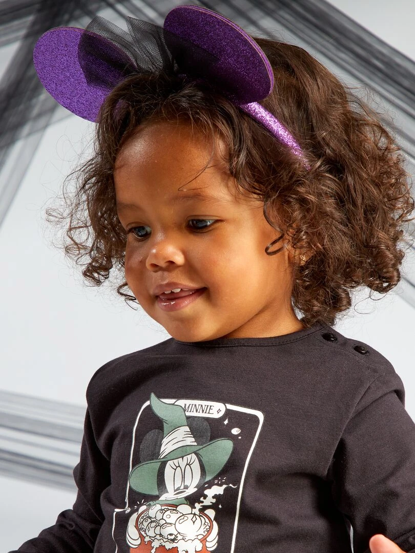 Serre tête 'Minnie' 'Halloween' Violet