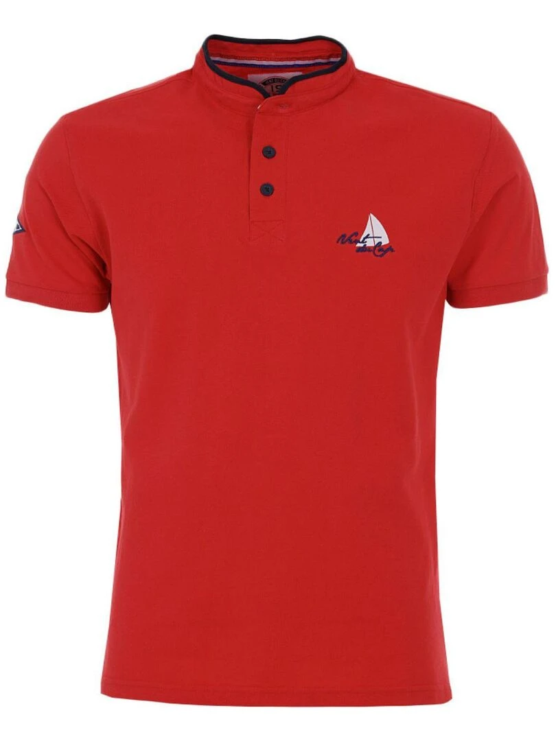 Polo manches courtes homme CARMAND VENT DU CAP Rouge