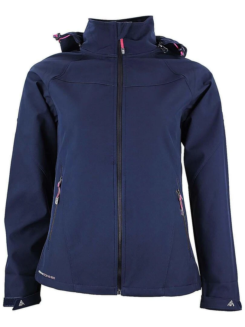 Blouson softshell femme ACELSIOR PEAK MOUNTAIN Bleu marine