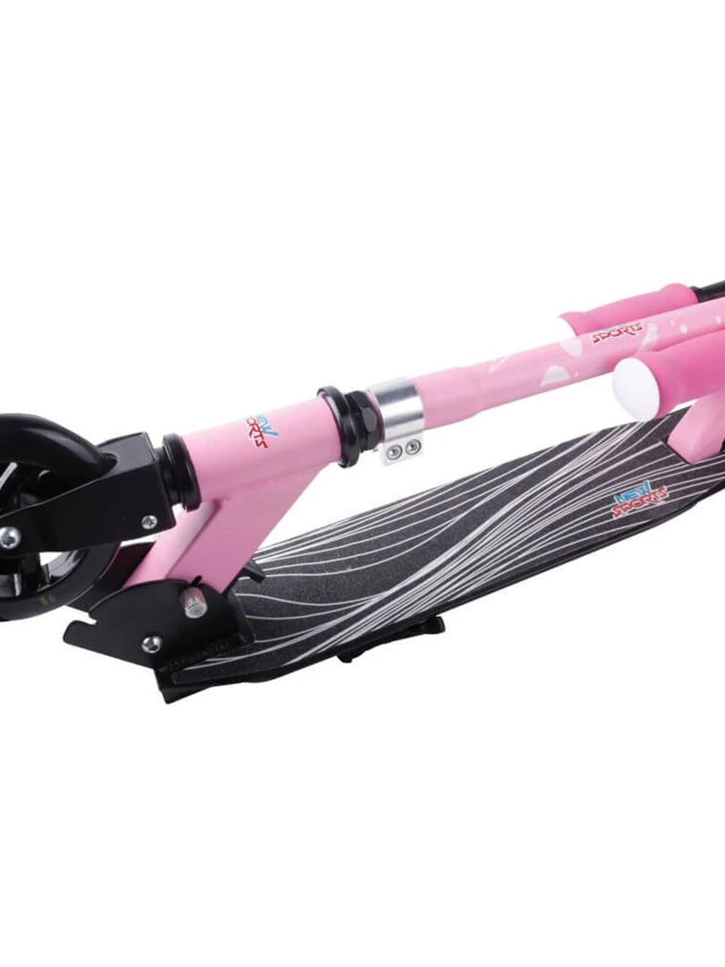 Trottinette NSP rose/blanc 125mm    N/A