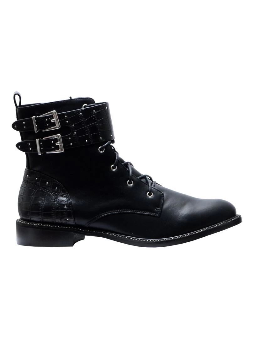 Bottines The Divine Factory QL4025 Noir
