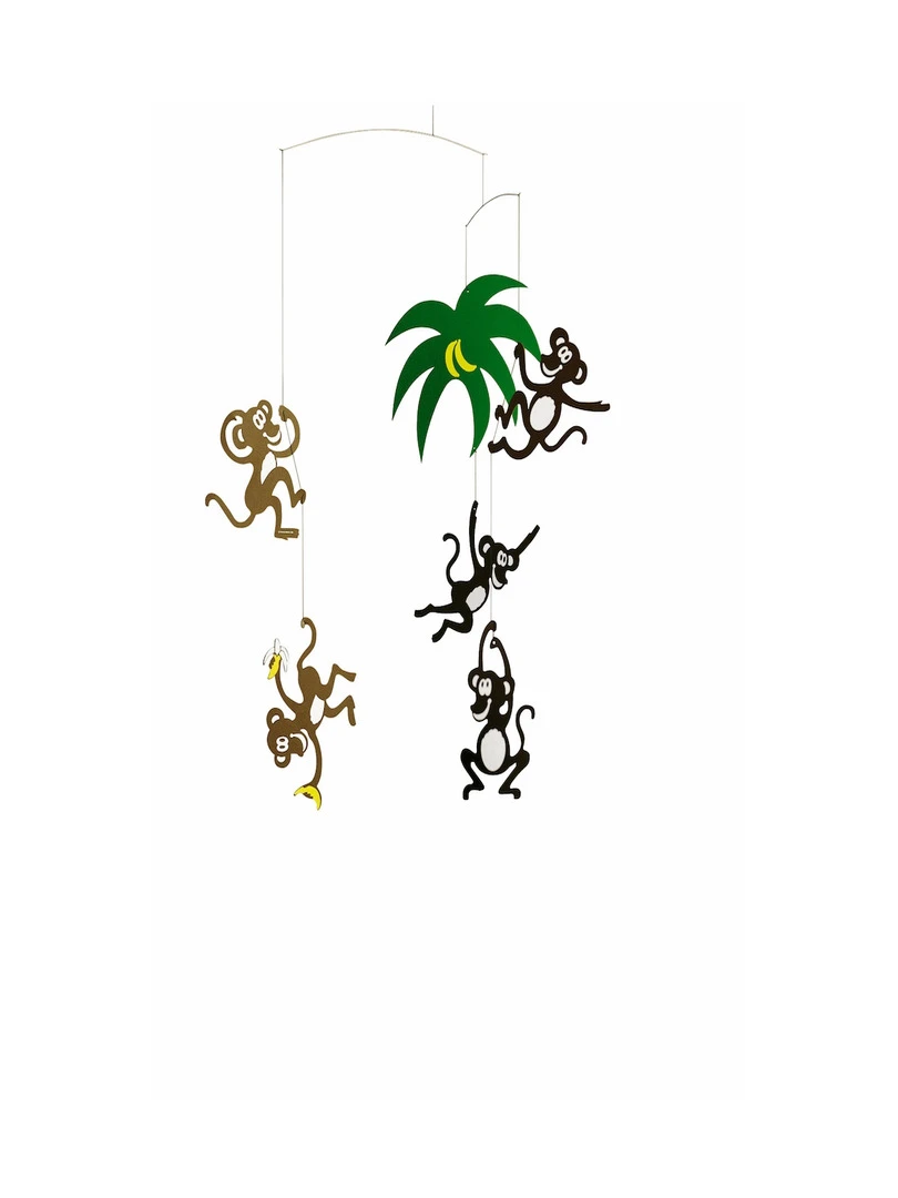 'flensted Mobiles' Monkey Tree Vert