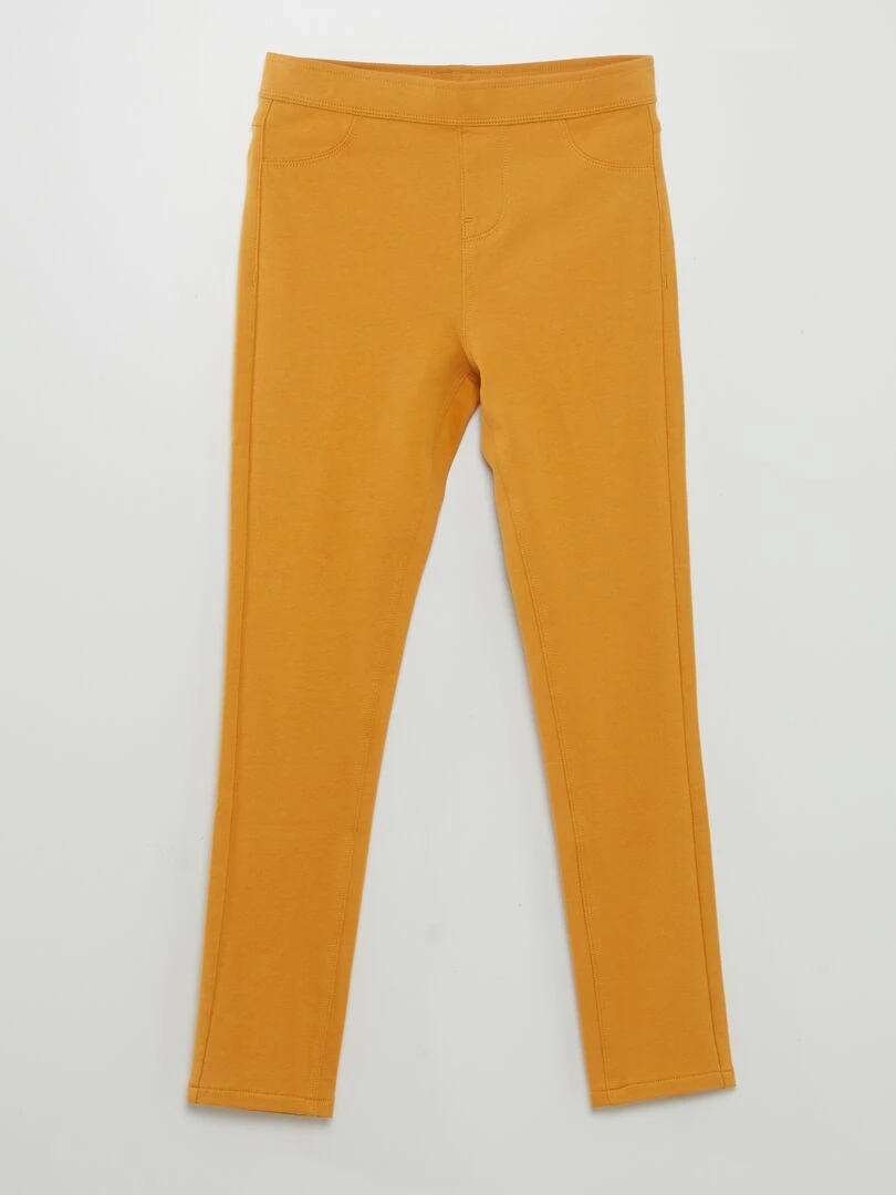Jegging uni Jaune