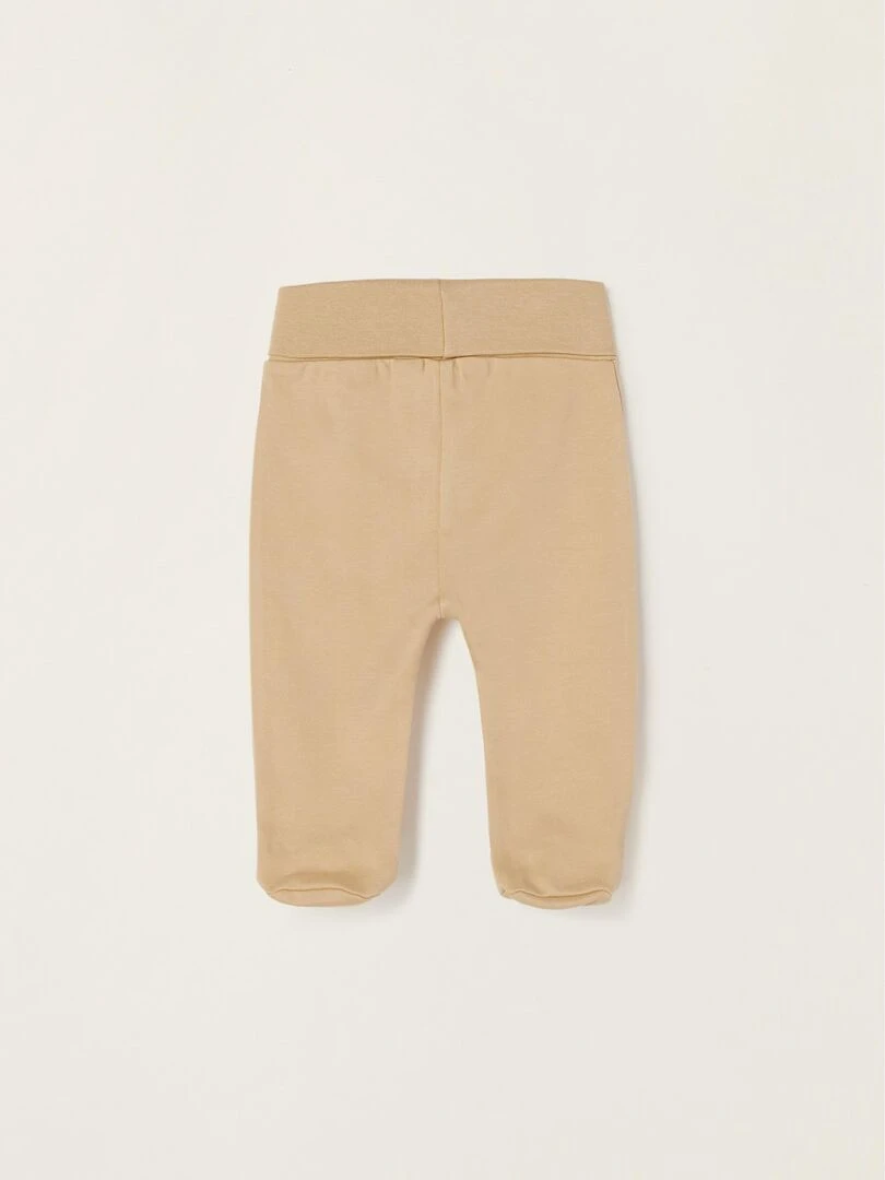 Pack 4 Pantalons avec Pieds en Coton pour Nouveau Né CRADLE OF LIFE Multicolore