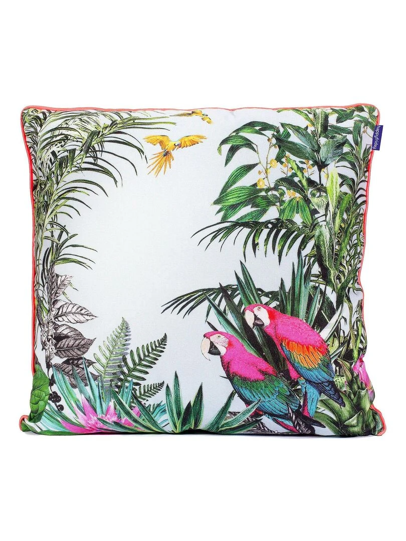 Housse de coussin décoratif Eden "Happyfriday" Blanc