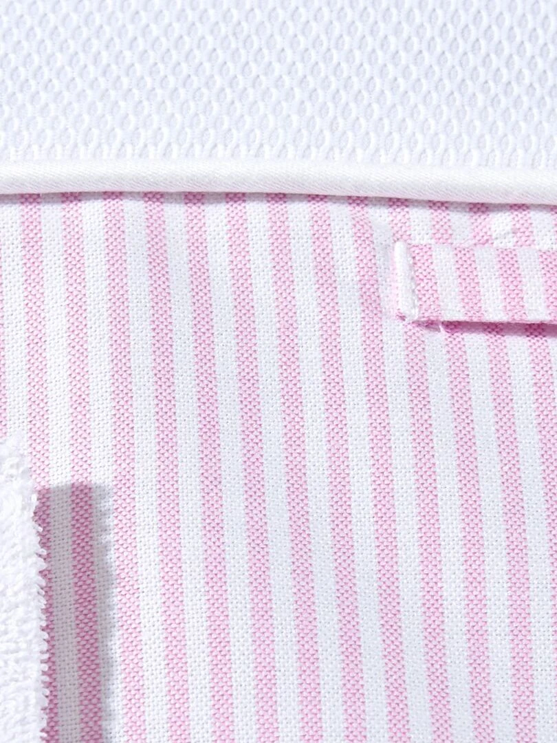 Matelas à langer lavable en coton rose 70 x 80 cm Rose