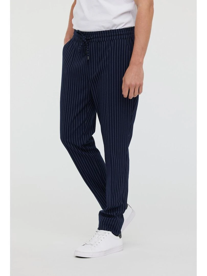 Lee Cooper Pantalon polyester straight fit GORGEOUS Bleu marine