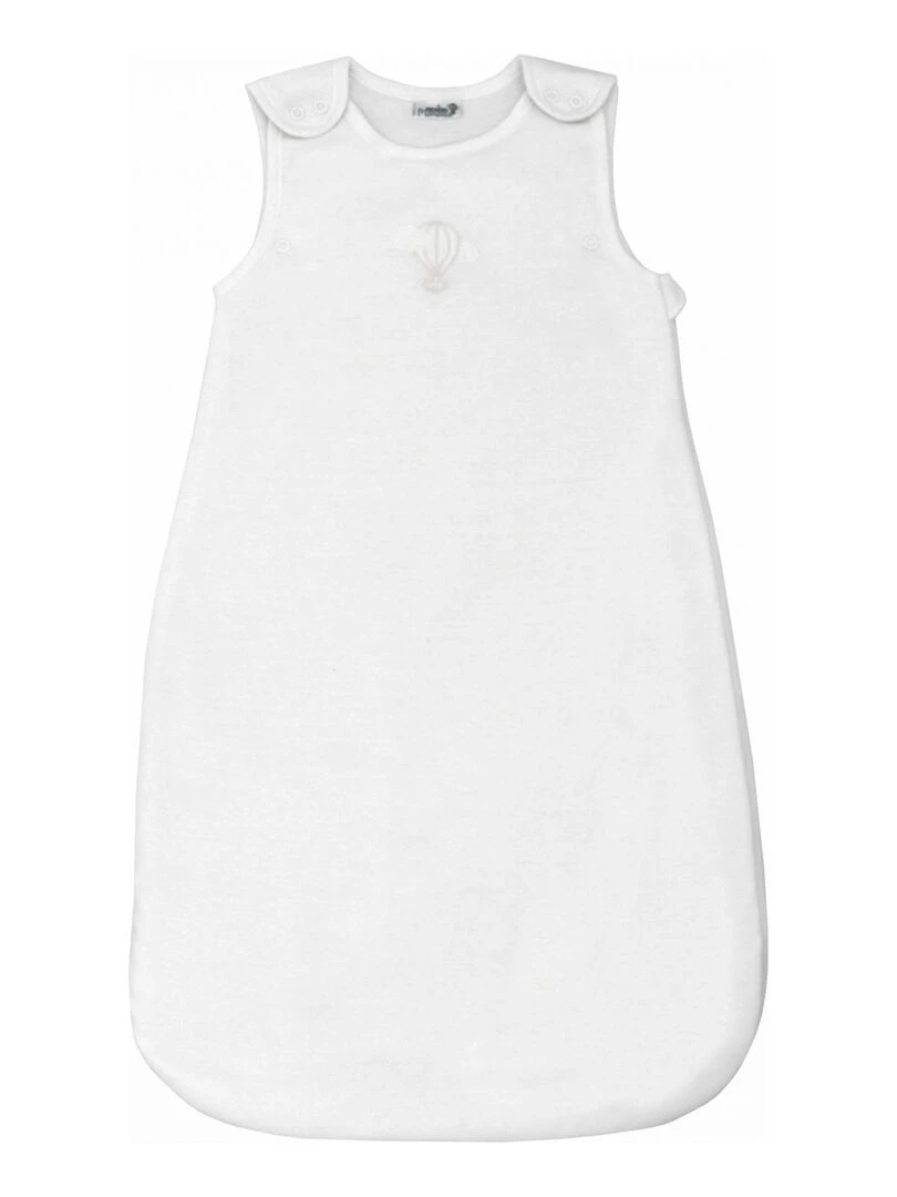 Gigoteuse Mi saison Évolutive 3 6 mois en Coton Bio Nuage Blanc