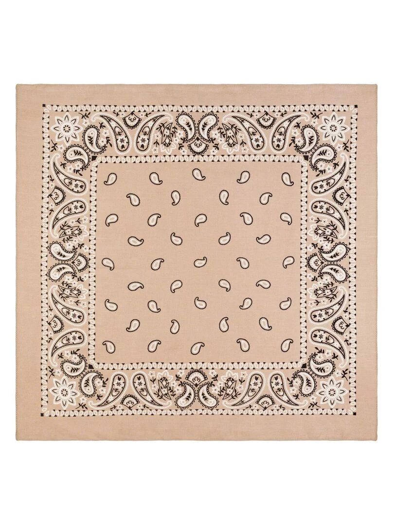 Bandana Coton U.S Premium   Beige