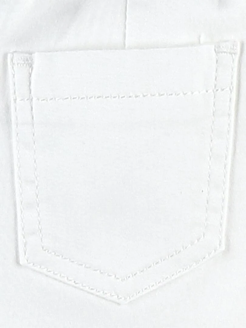 Pantalon en twill  cassé   Noukie's   Blanc