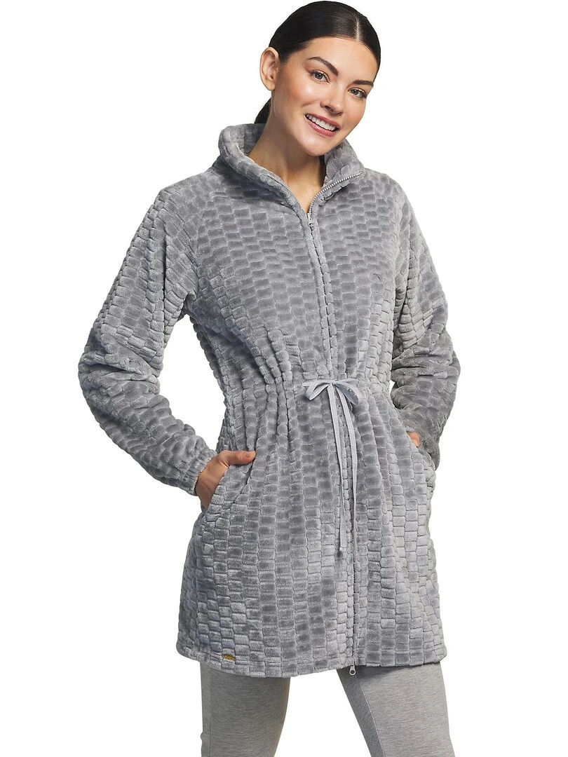 Veste d'intérieur zippée Supersoft Gris