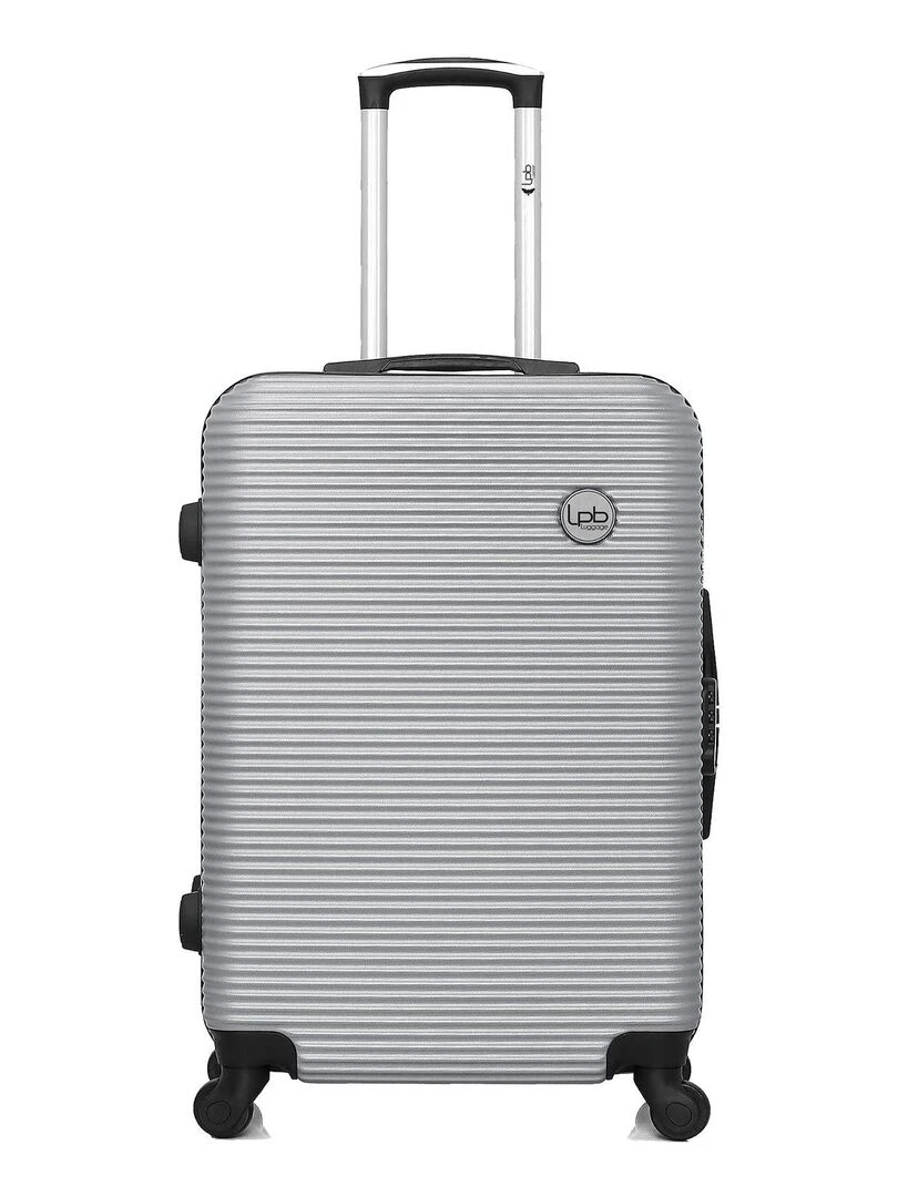 LPB LUGGAGE VALISE WEEKEND ABS MUNICH 4 ROUES 65 CM Gris