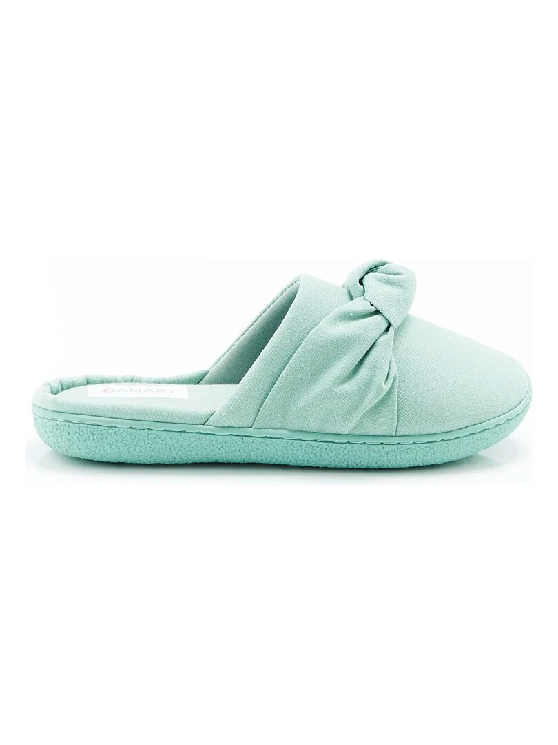 Mules à mémoire de forme   Damart   Bleu